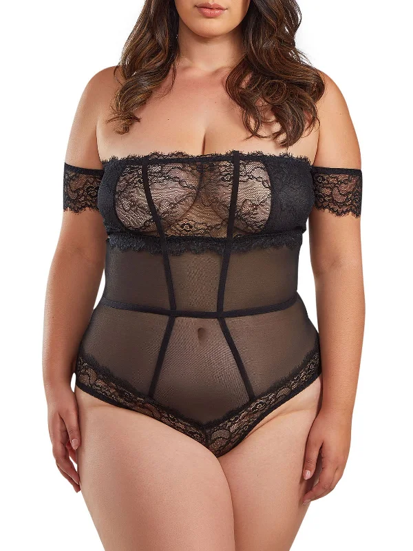 Breathable Bamboo Lingerie for Women Women's Nadia Plus Size Teddy