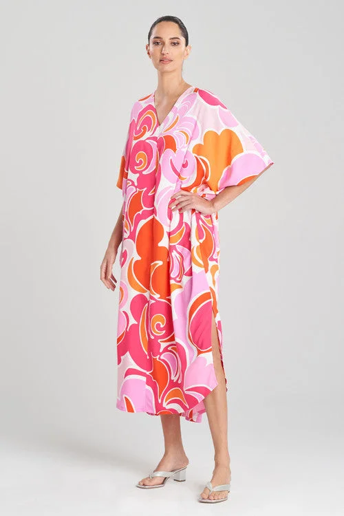 Women's Bridal Lingerie Collection Nami Zip Caftan