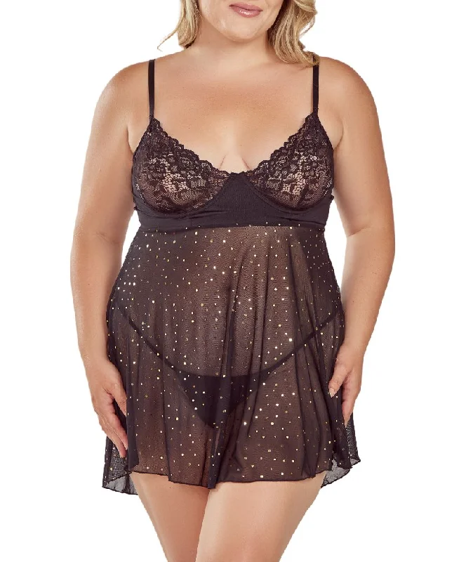 Women's Everyday Wear Lingerie Astrid Plus Size Babydoll