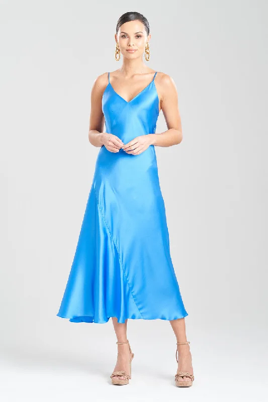 Eco-Friendly Organic Lingerie for Women Key Essentials Sheath Flounce Silk Gown