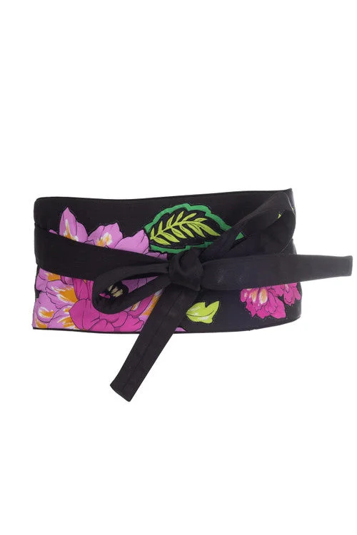 Women's Satin Sleepwear Lingerie Cotton Chino Obi Belt