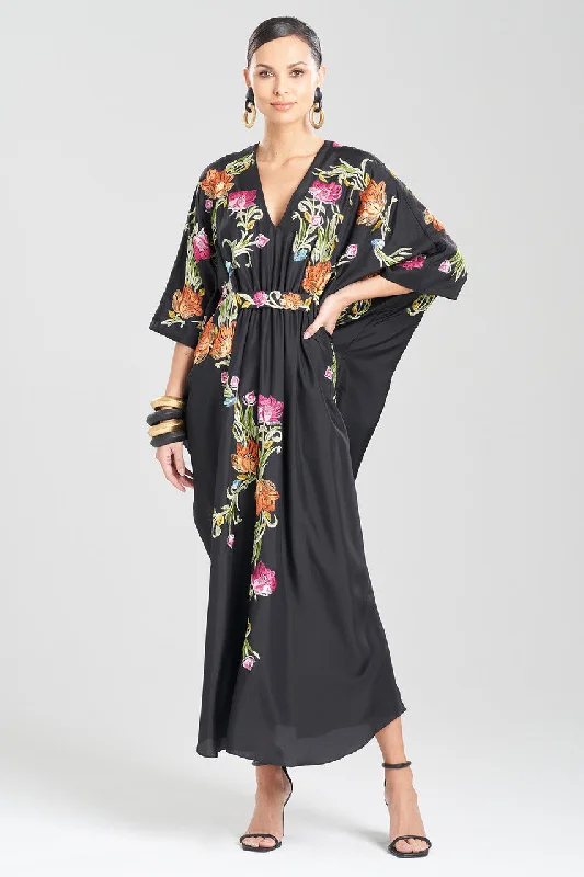Plus Size Lace Lingerie for Women Couture Shinjo Embroidered Caftan