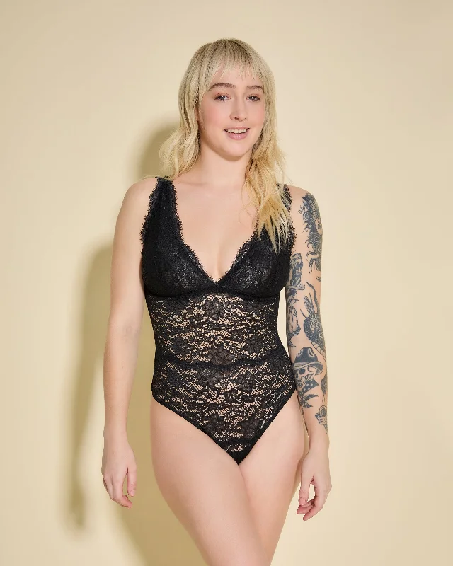 Women's Corset Style Lingerie Pret A Porter Teddy | Black