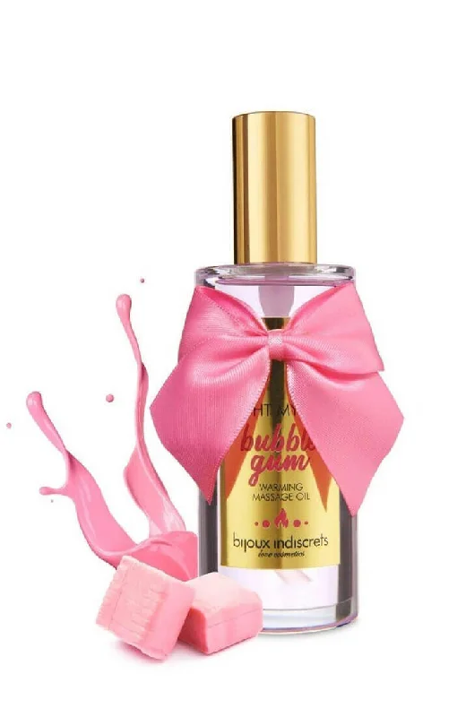 Sexy Lingerie for Women with Stockings Strawberry Bubblegum warming massage oil