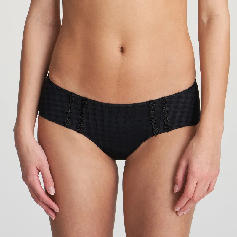 Women's High Waist Lingerie Bodysuits Avero Hotpant | Black
