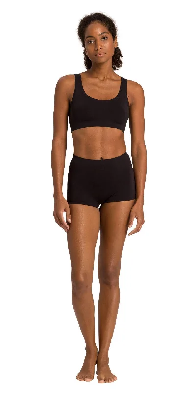 Eco-Friendly Organic Lingerie for Women HANRO Touch Feeling Bralette | Black