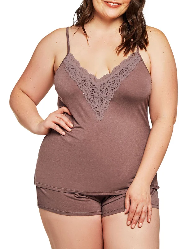Women's Lingerie with Matching Robes Women's Zenni Plus Size Cami Sleepwear Set