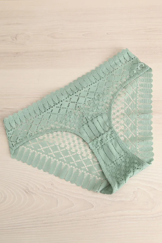 Women's Maternity Lingerie Larvik Sage | Lace Underwear