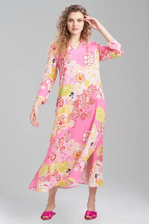 Designer Lingerie Sets for Women Geisha Garden Mandarin Caftan