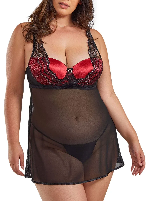 Lingerie Gift Sets for Women Women's Provence Plus Size Babydoll