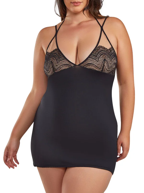 Comfortable Cotton Lingerie for Women Women's Delia Plus Size Babydoll