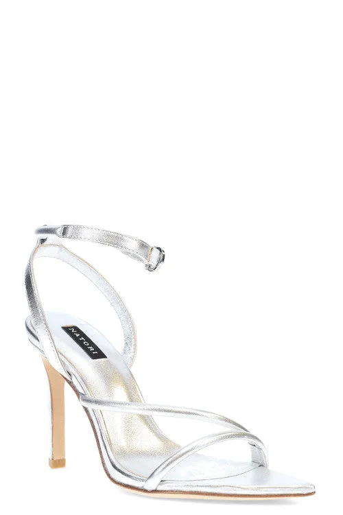 Women's Sheer Lingerie Nightgowns Reiki Nappa Leather Ankle Strap Heel