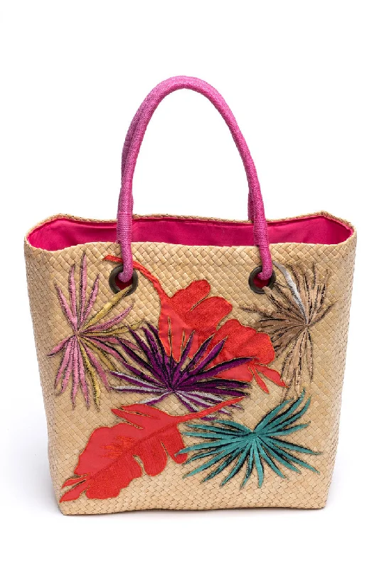 Sexy Lingerie for Women with Stockings El Nido Embroidered Tote Bag