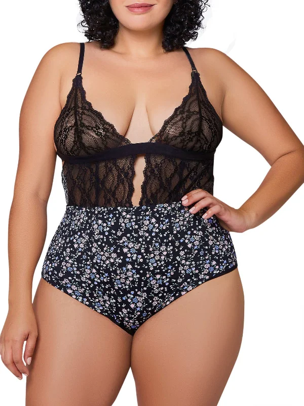 Eco-Friendly Organic Lingerie for Women Women's Hollyn Plus Size Teddy