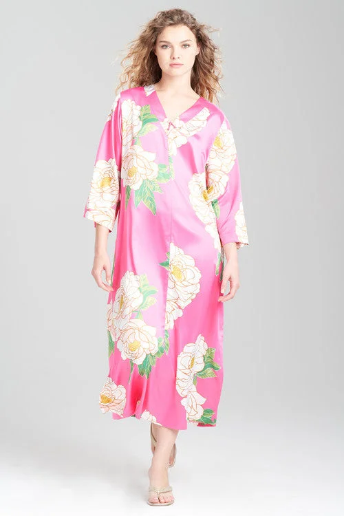 Plus Size Lace Lingerie for Women Paradise Peony Zip Caftan