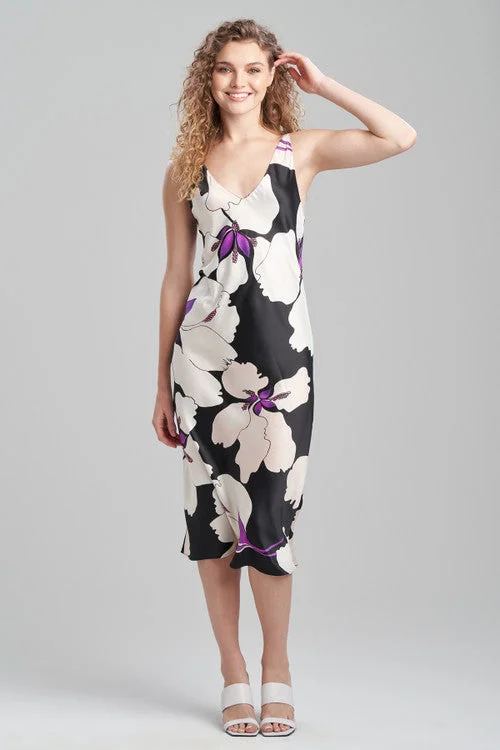 Women's Lingerie with Matching Robes Majestic Orchid Gown