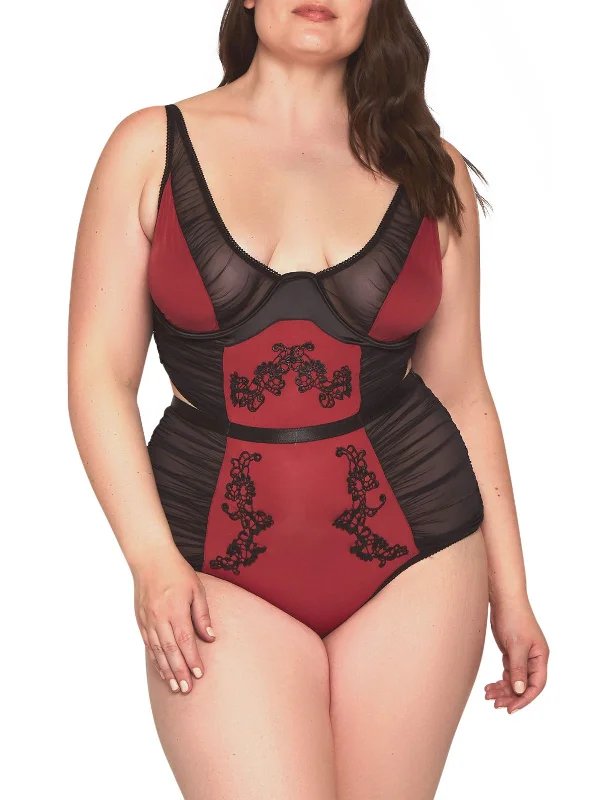 Plus Size Lace Lingerie for Women Women's Notte Plus Size Teddy