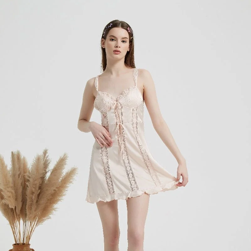 Women's Corset Style Lingerie Blushing Pink Nightie