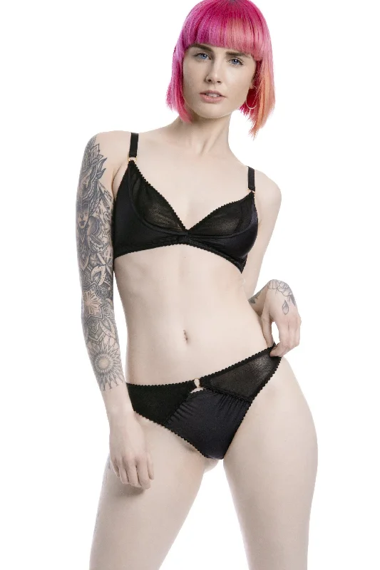 Affordable Lingerie for Women ARAYA two piece bamboo silk lingerie set