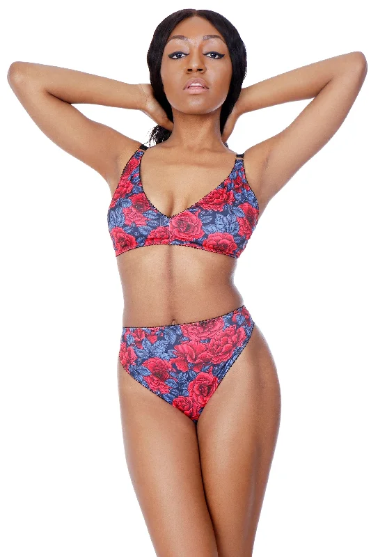 Luxury Lingerie for Special Occasions BONBON plunge lingerie set
