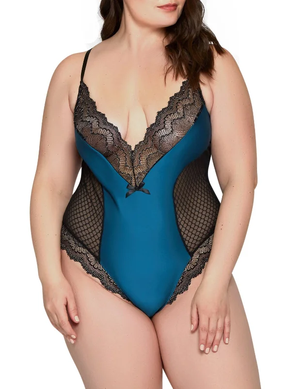 Sexy Lingerie for Women with Stockings Women's Gillian Plus Size Teddy