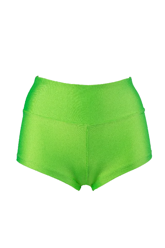 Women's Bridal Lingerie Collection Gemini 1 Athletic Shorts scrunch Butt / SHORTS RUCHED BACK / Lime Women's Bridal Lingerie Collection Gemini 1 Athletic Shorts scrunch Butt / SHORTS RUCHED BACK / Lime