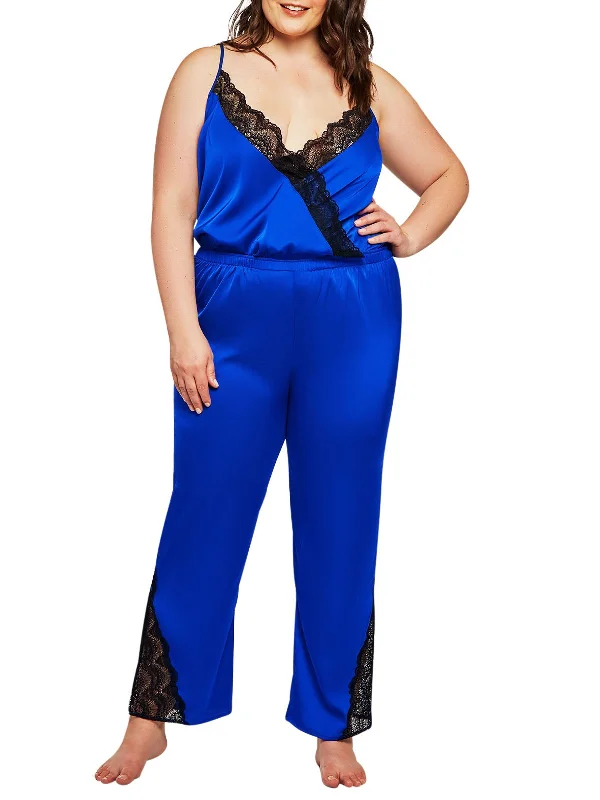 Women's Sheer Lingerie Nightgowns Women's Tess Plus Size Jumpsuit