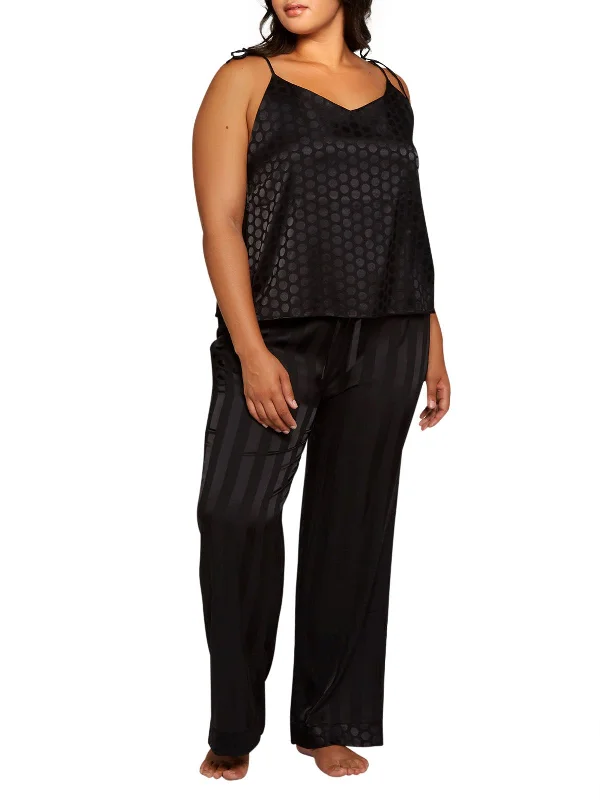 Women's Thermal Lingerie for Cold Weather Women's Delphine Plus Size Cami Set