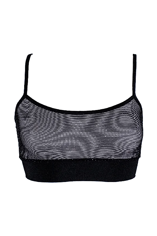 Elegant French Lace Lingerie for Women Bralette Mesh Sparkles / Black Lingerie Top / New Age Black Sparkles Elegant French Lace Lingerie for Women Bralette Mesh Sparkles / Black Lingerie Top / New Age Black Sparkles