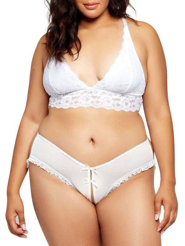 Women's Maternity Lingerie Women's Olivia Plus Size Open Crotch Panty Lingerie