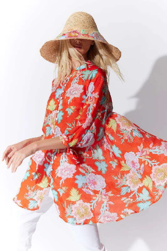 Designer Lingerie Sets for Women Amanpulo Obi Silk Oversized Top