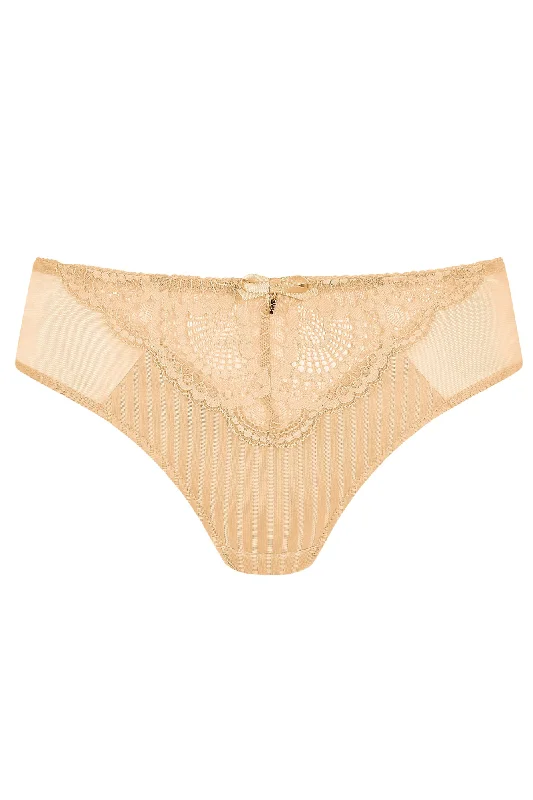 Women's satin - finished briefs for a smooth touch Amoena Karolina Brief - Sand