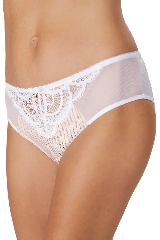 Women's mesh - paneled briefs for a sexy look Amoena Karolina Brief - White