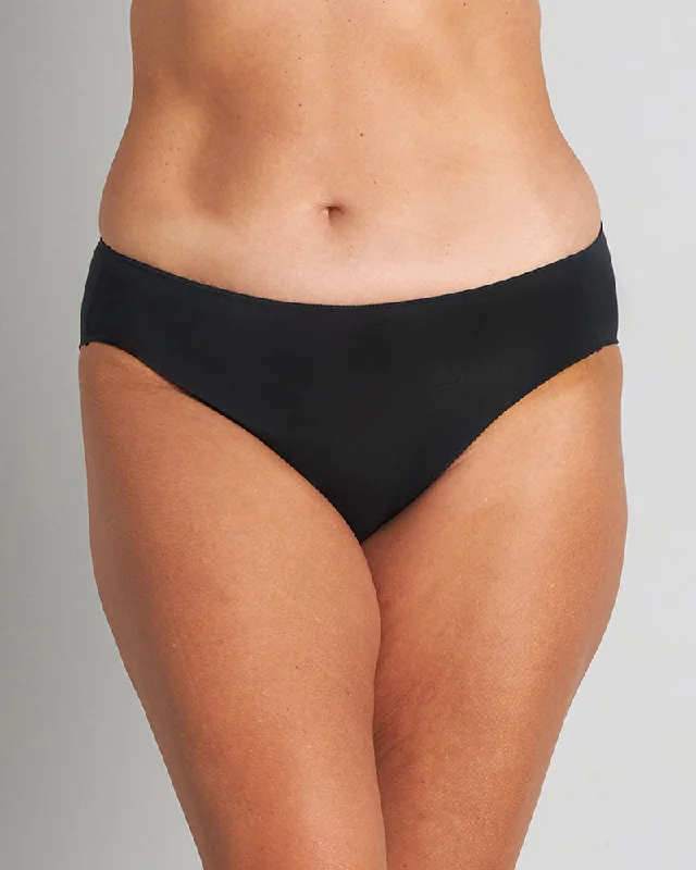 Women's cheeky briefs with a cut - out side Au Naturel High Cut Brief