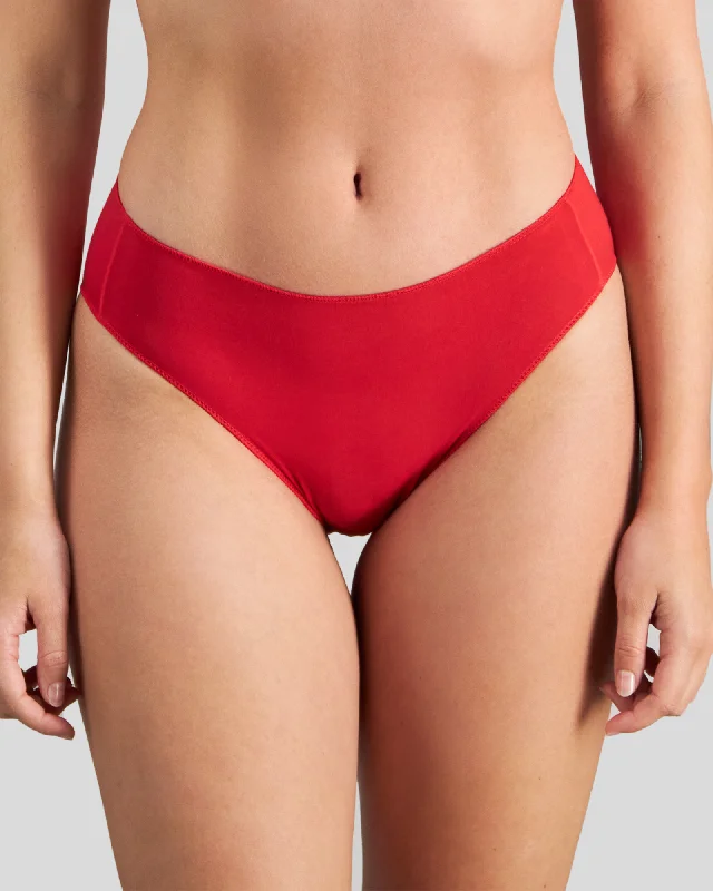 Women's polka - dot briefs for a retro vibe Au Naturel High Cut Brief