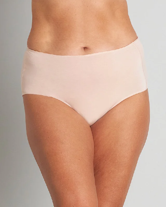 Women's boyshort briefs with a floral print Au Naturel High Rise Brief