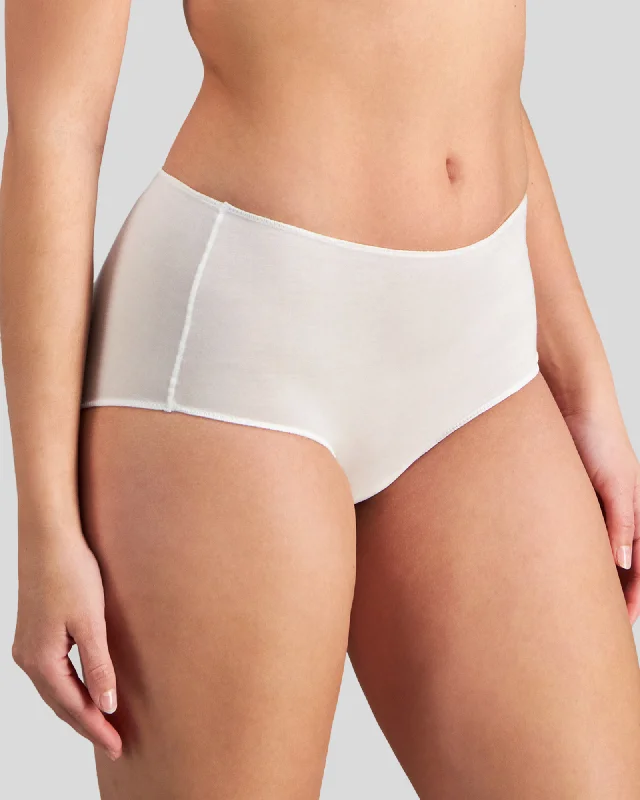 Women's pastel - colored briefs for a feminine appeal Au Naturel High Rise Brief