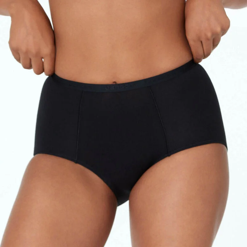 Women's string briefs with a metallic accent Body Cotton Trouser Brief