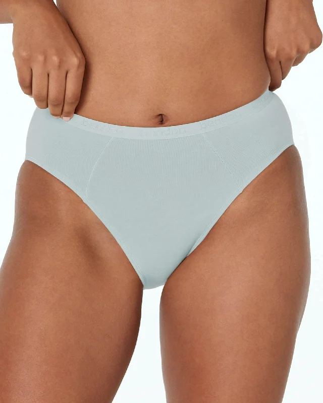 Women's antibacterial briefs for hygiene Body Cotton Twin Pack High Cut Brief