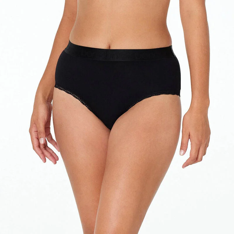 Women's leopard - print briefs for a wild look Cotton Logo High Rise Brief