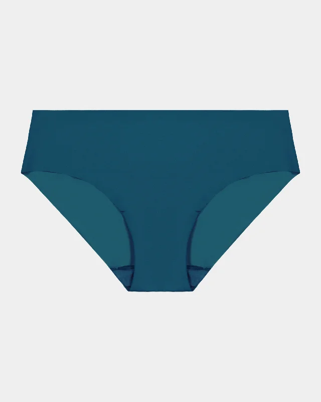 Women's high - waisted briefs with a lace trim No Show Bikini Brief