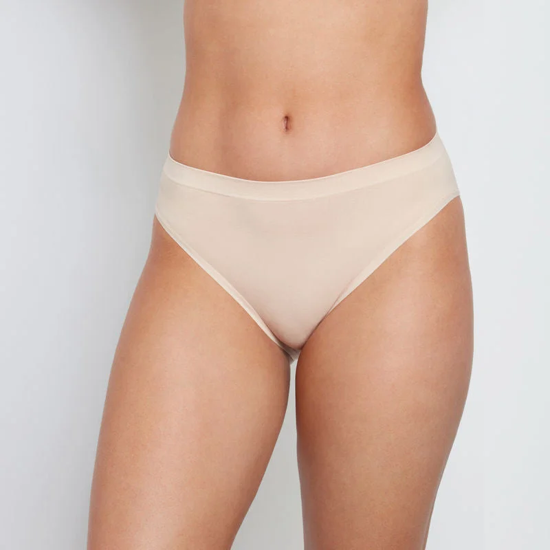 Women's spandex - blend briefs for stretch Seamless High Cut Brief