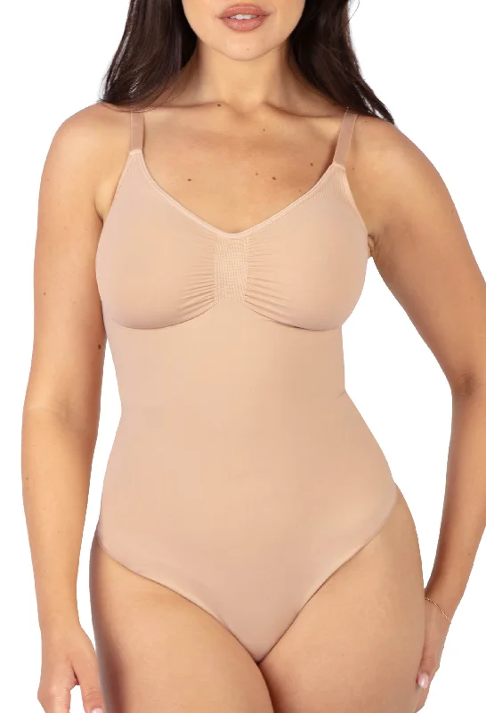 Women's red satin briefs for a passionate statement BodySleek Seamless Shaping Gstring Bodysuit Women's red satin briefs for a passionate statement BodySleek Seamless Shaping Gstring Bodysuit