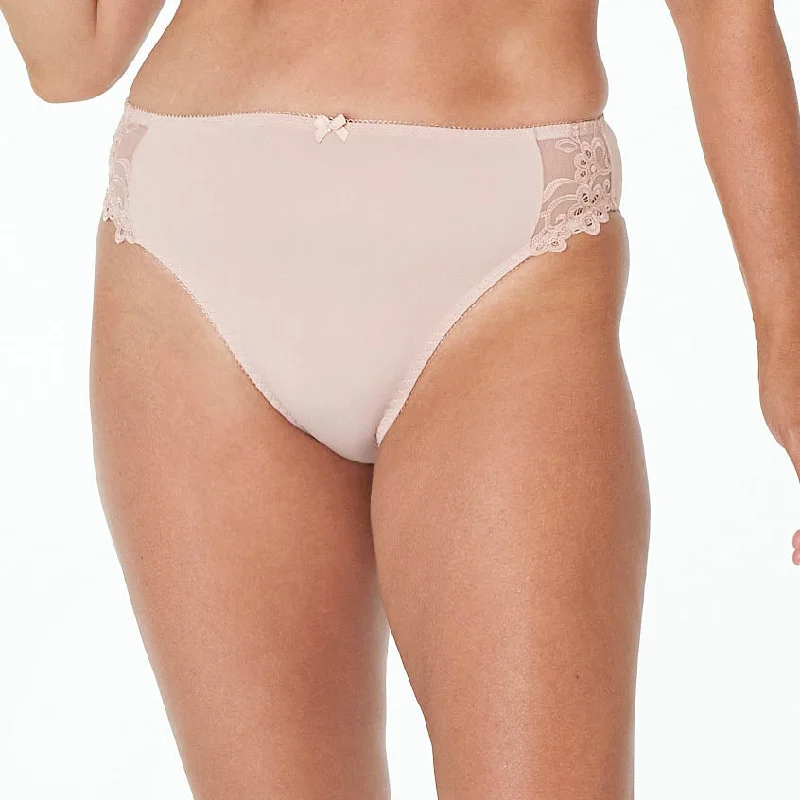 Women's black lace briefs for a classic sexy look Coral High Cut Brief