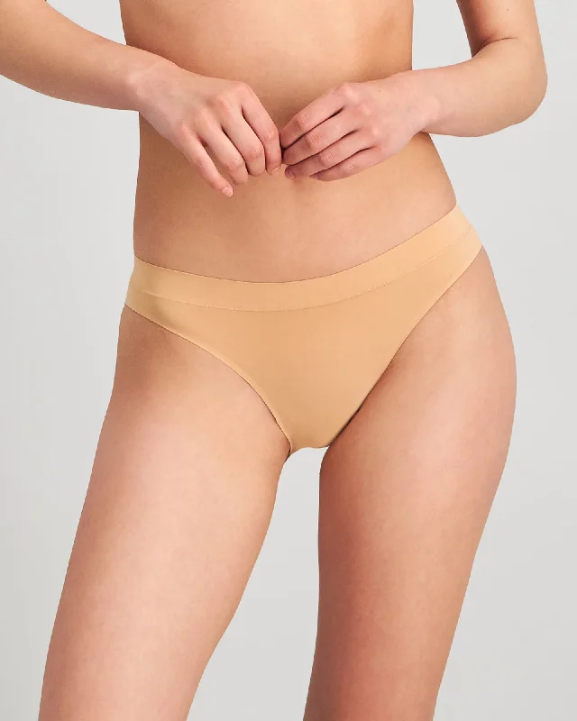 Women's nylon - reinforced briefs for durability Double Skins Bikini Brief