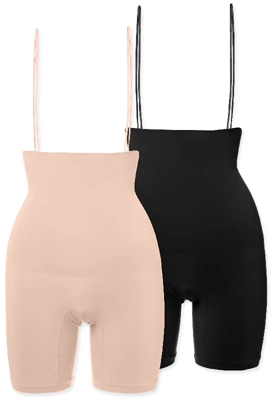 Women's pastel - colored briefs for a feminine appeal Ultimate Stay Up Shaping Shorts Set