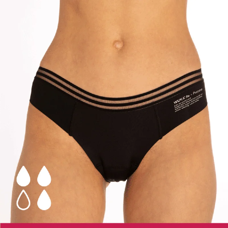 Tummy - control bikini briefs for a flattering shape WUKA Re-Purpose Bikini Period Pants - Medium Flow Tummy - control bikini briefs for a flattering shape WUKA Re-Purpose Bikini Period Pants - Medium Flow
