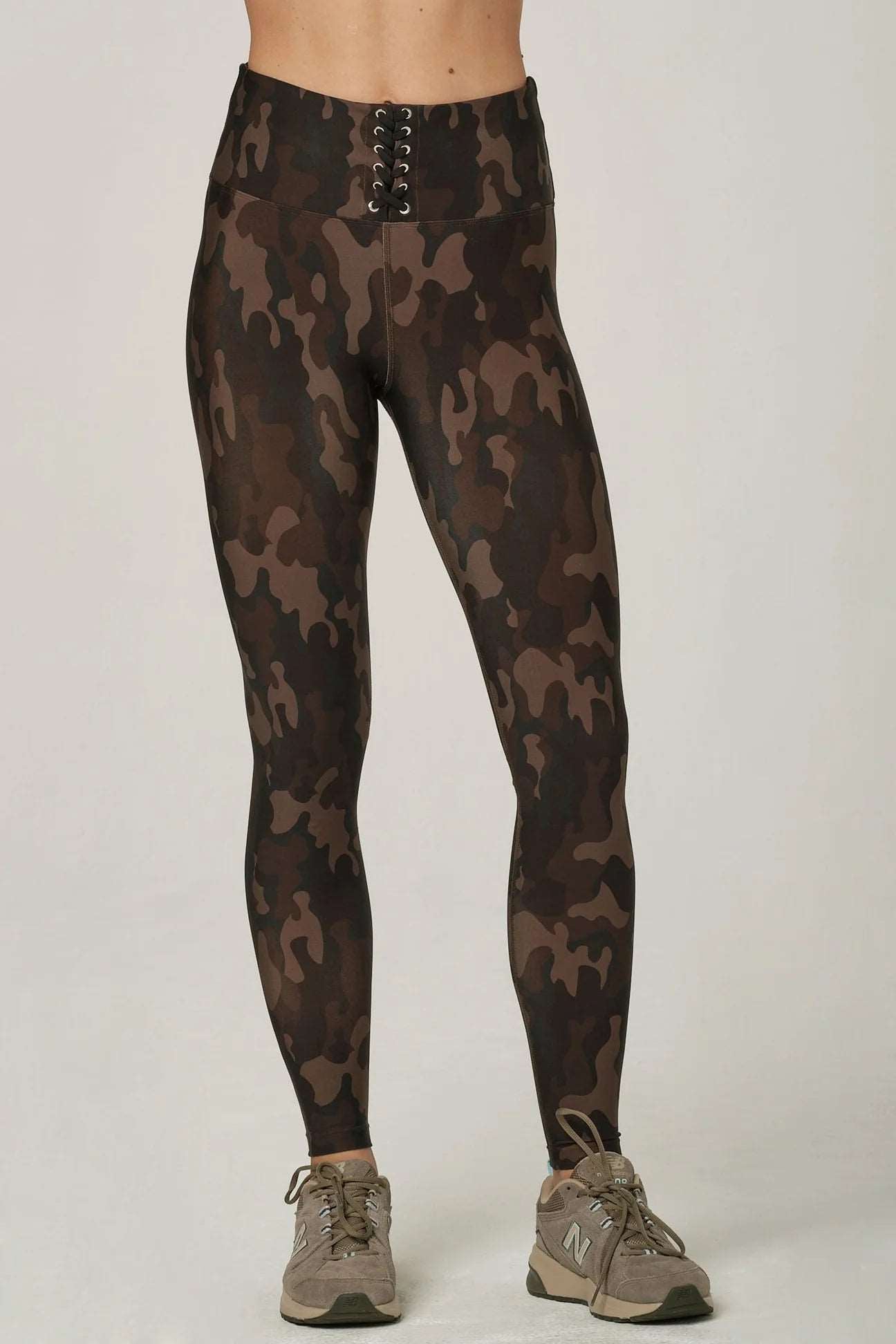 Bikini briefs with cut - out details 925 Fit Women's 4 EVA Lace Up Leggings - Camo Brown Bikini briefs with cut - out details 925 Fit Women's 4 EVA Lace Up Leggings - Camo Brown