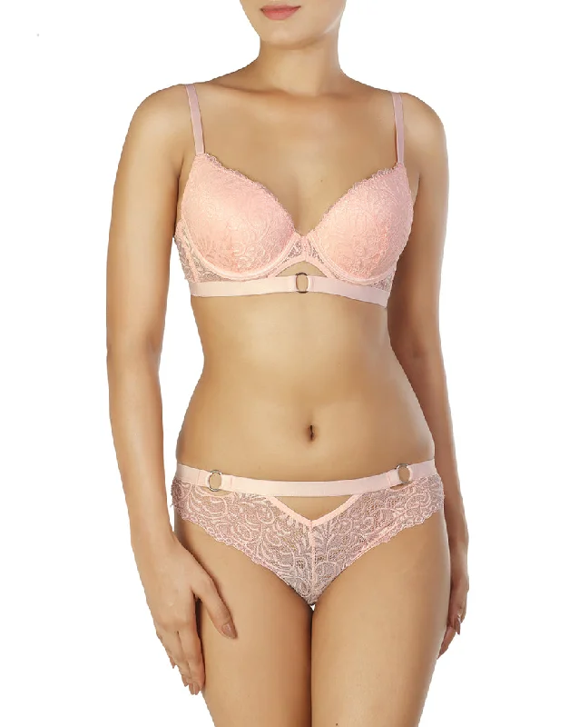printed women bra and panty sets with animal prints ALL OVER LACE PUSH-UP BRA SET WITH METALLIC RINGS-VEILED ROSE printed women bra and panty sets with animal prints ALL OVER LACE PUSH-UP BRA SET WITH METALLIC RINGS-VEILED ROSE