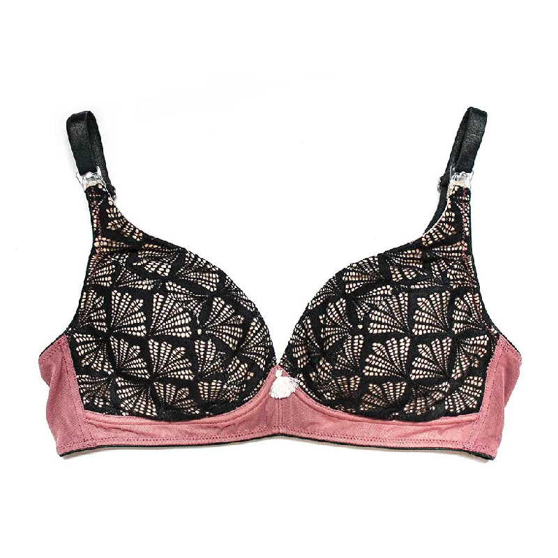 lace trim women nursing bra for a feminine touch Audrey Padded Maternity Bra